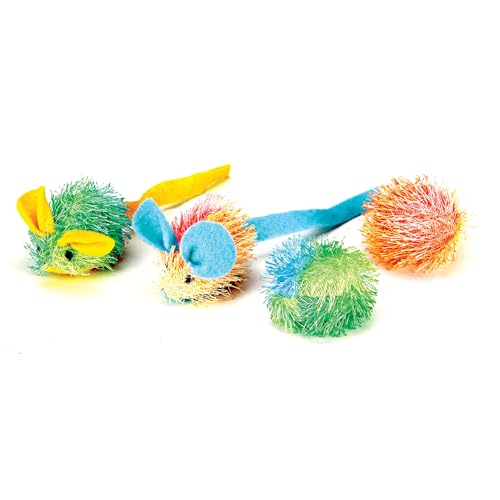 Ratón de fibra Ética Mascota para evitar el aburrimiento felino 3