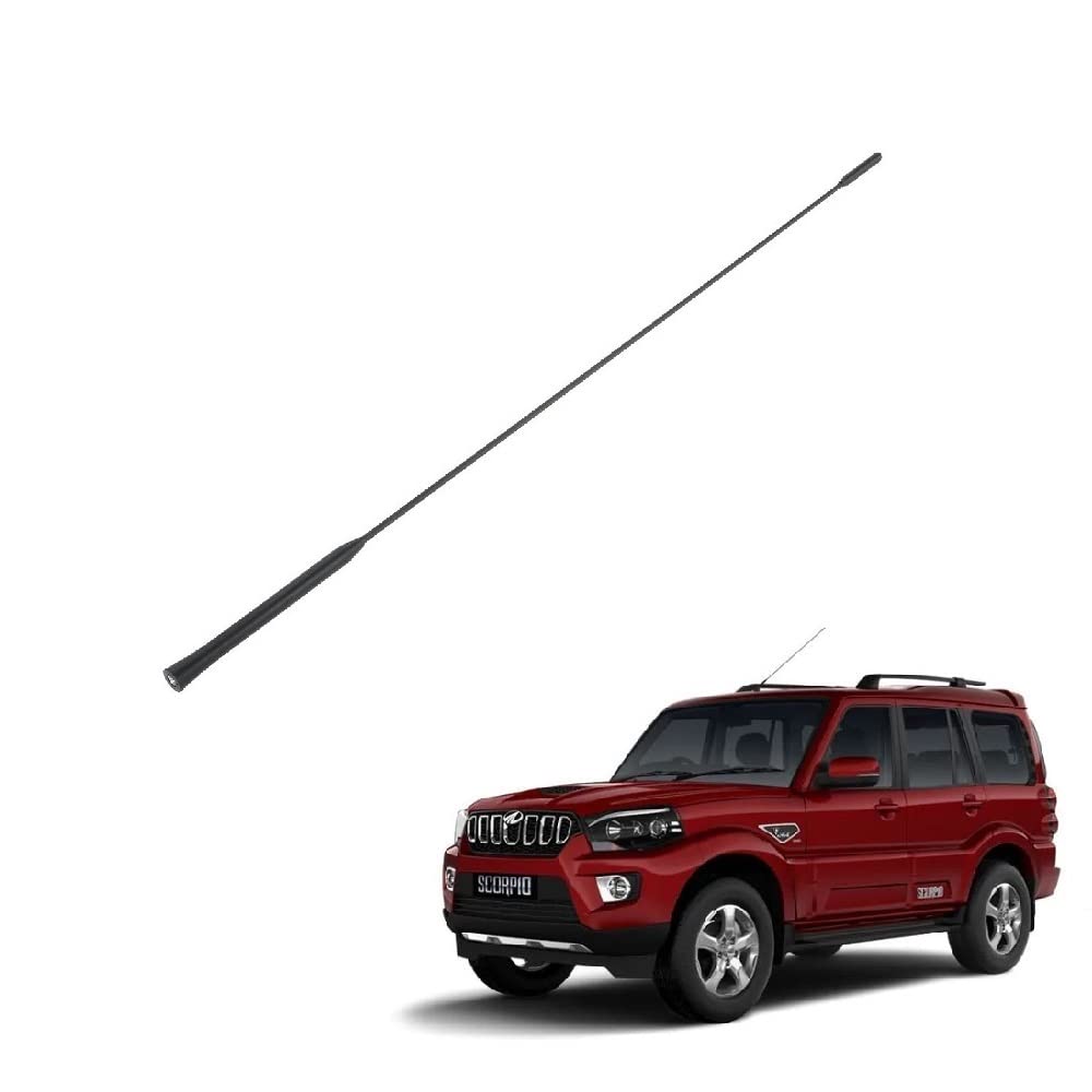 Car Roof Antenna Aerial AM/FM Radio Signal Only Replacement Rod Compatiable with Mahindra Scorpio 2017 Onward-image-36