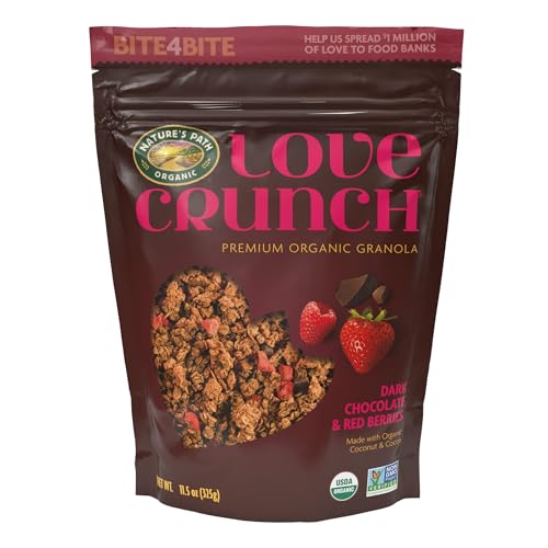 ★Love Crunch Organic Dark Chocolate & Red Berries Granola, 11.5 oz