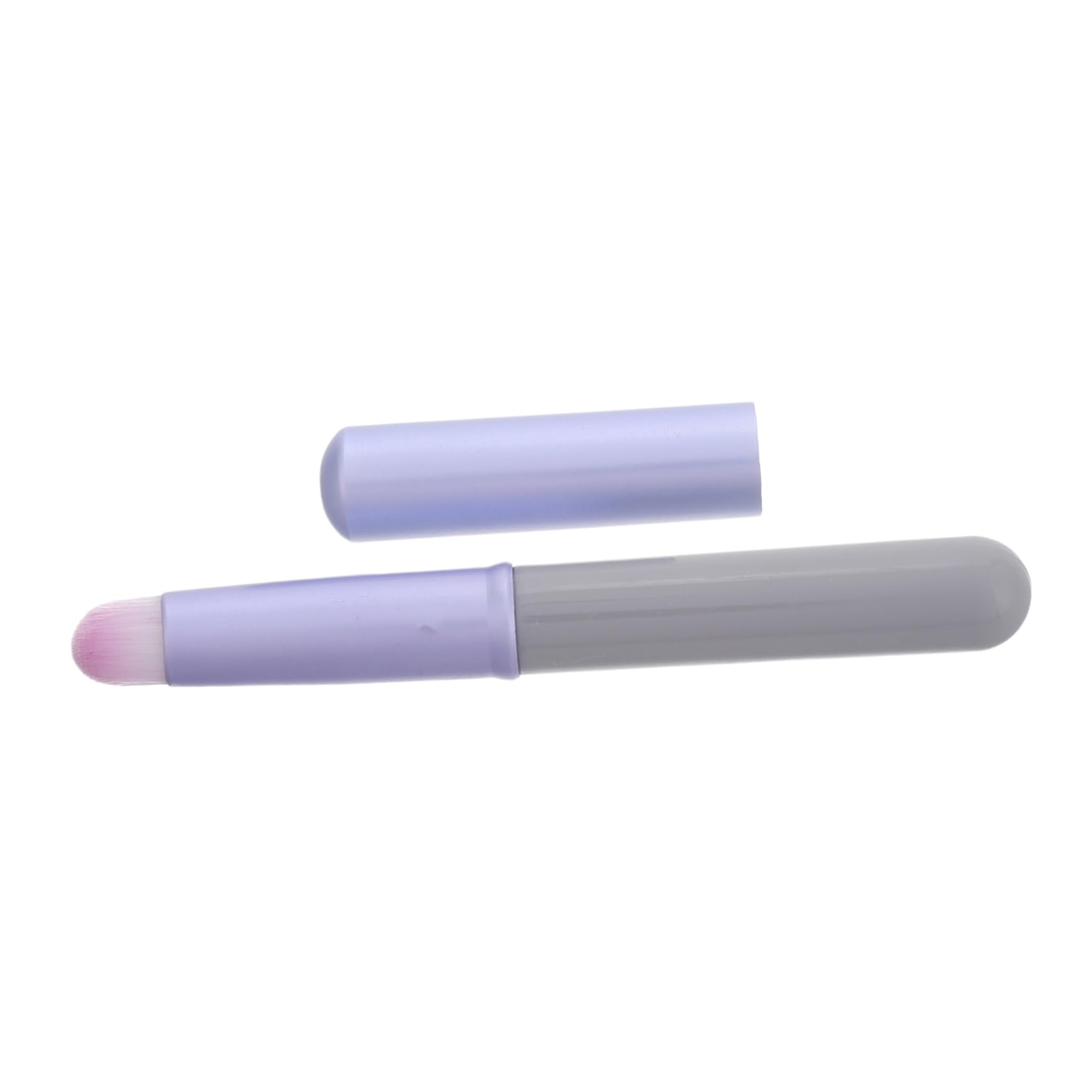 FRCOLOR Mini Lip Brush Set Pastel Makeup Brushes for Face Small Set Travel Case Universal Lipstick Applicator Tool for Women