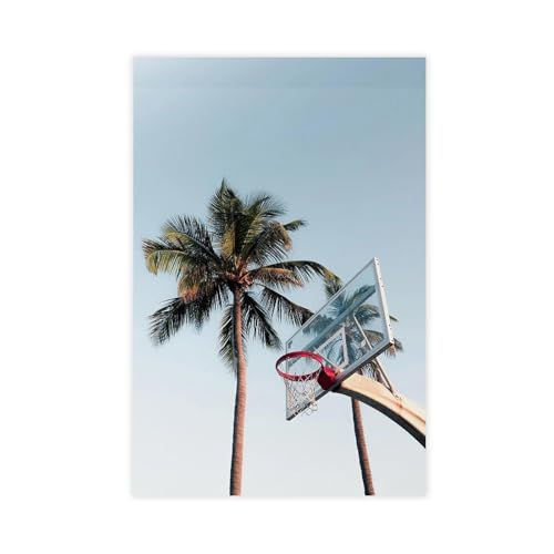 Toile motif cerceau de basket-ball pour raviver vos passions