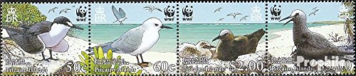Pitcairn 717-720 quad strip (complete.issue.) 2007 Conservation Seabirds (Stamps for collectors) Birds