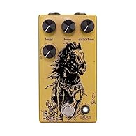 The Iron Horse is our take on a classic distortion circuit that’s thick, punchy, riffy, and rowdy Top-mounted jacks Soft relay true bypass on/off Fixed volume drop-off when the distortion knob is at minimum Re-imagined the hard clipping toggle as a b...
