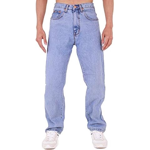 Pretty T Things Aztec Jeans for Men's Heavy Duty Work WEAR Regular Straight FIT in Attractive Color BLEECH (Waist 34" (27" X-Short Leg), Bleech) Cover
