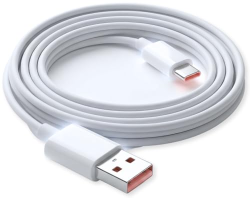 Image of HyperCharge USB-C 120W Fast Charge Cable with Quick Charge Support, 6A Fast Charging & Data Sync, 1 Meter Cable for Mi & Xiaomi, Redmi, Poco, Samsung, Android & PD Devices