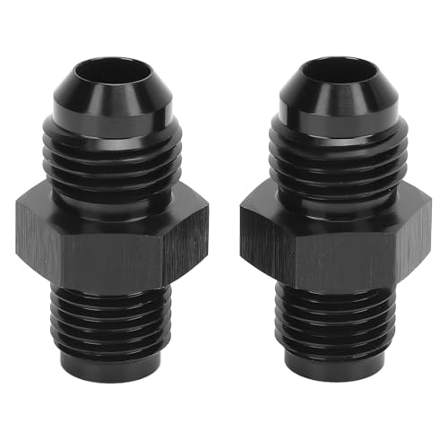 Adaptador Abocinado Invertido 6AN a 1/2-20 para Enfriador de Transmisión - Estructura Metálica - Conexión a Prueba de Fugas - Fácil Instalación - C Atible con Sistemas de