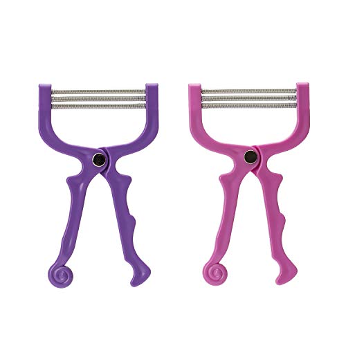 APANDA 2 PCS Portable Facial Hair Removal Face Hair Threading Beauty Epilator Tool