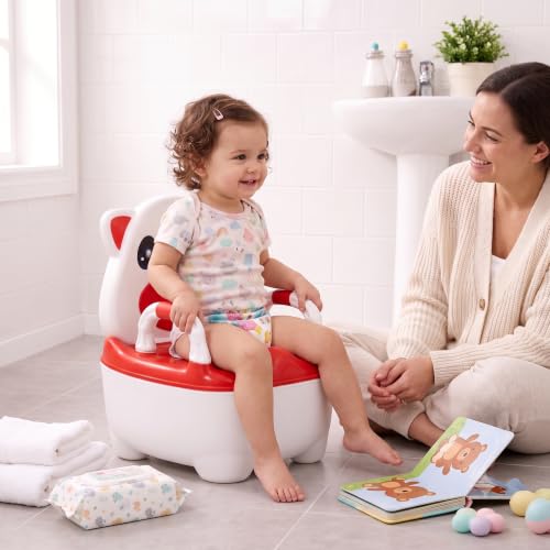 Image of Baby Potty Seat for 6 Months to 2 Years | Potty Training Chair with Removable Bowl | BPA Free Toddler Potty Chair with Backrest