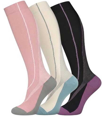 Image of FuelMeFoot 3 Pack Copper Compression Socks - Compression Socks Women & Men Circulation - Best for Medical,Running,Athletic