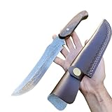 Type: couteau lame fixe damas Dureté: 60 HRC Lame en acier: damas vg10 suminagashi Longueur totale: 290mm Longueur de la lame: 155mm Manche: bois Poids Net: 263gr
