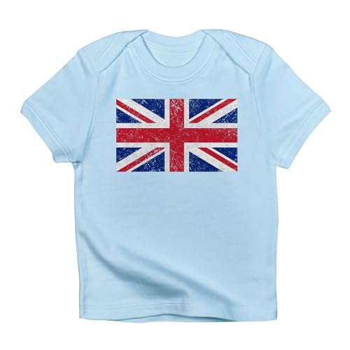 CafePress British Flag Infant T Shirt Cute 100% Cotton Infant Graphic T-Shirt