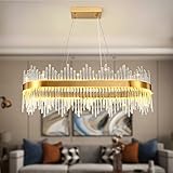 【3 Stufen dimmbar】- Diese LED-Kristallbeleuchtung ist dimmbar, flackert nicht und ist energiesparend. Unterstützt dreistufiges Dimmen (3000K / 4000K / 6000K) durch Drücken des Ein-/Ausschalters (★Schalter NICHT enthalten). 