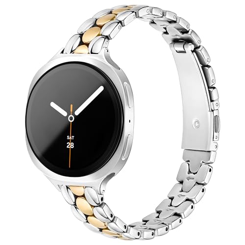 Melyis �X�������^���o���h Samsung Galaxy Watch 8 �o���h 40mm 44mm/Galaxy Watch 8 Classic 46mm�ɑΉ� �X�e�����X�X�`�[�� Galaxy Watch 8 �o���h ���f�B�[�X ���^�o���O���u��