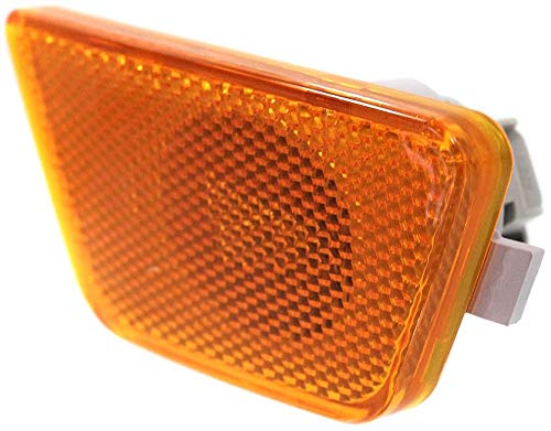 Evan Fischer Front Passenger Side Marker Assembly Compatible With 2011-2015 Chevrolet Cruze, Fits 2016 Cruze Limited, With Bulb GM2551198