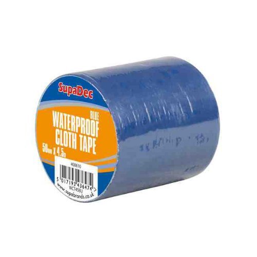 Supadec waterproof Cloth tape 48 mm x 4.5 m blu