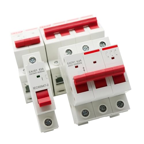 Disjoncteur 4P 63A AC 230V 400V matériel tableau électrique coffret modulaire