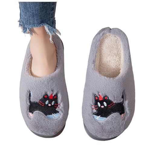 Cute Slipper 𝐇ouse Slippers for Women Men Plush Warm Fuzzy Dorm Slippers Memory Foam Soft Bedroom Shoes Non Slip Slip On Indoor 𝐇ouse Home Winter Shoes3