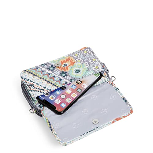 Image of Vera Bradley Women's Cotton All in One Crossbody Purse With RFID Protection