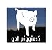 Got Piggies? - Pig Car Truck Window Decal Sticker
