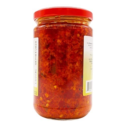 Crushed Calabrian Chili Peppers Paste, 9.8 Oz (280 G) Spread, Chopped
