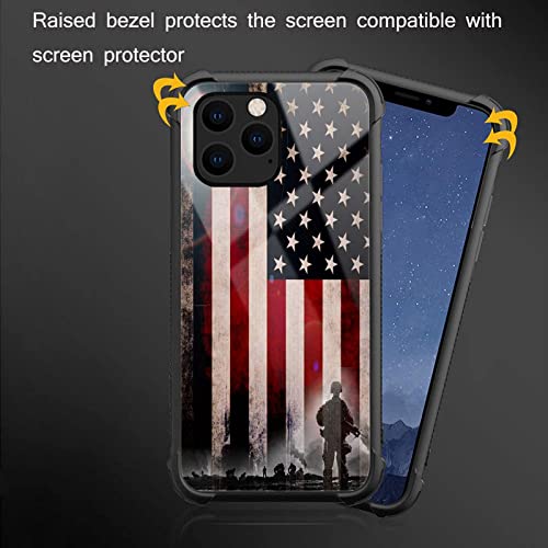 Carloca Compatible With Iphone 13 Mini Case,Us Sunshine Soldiers Patriotic Graphic Design Shockproof Anti-Scratch Drop Protection Case For Apple Iphone 13 Mini #TOP2