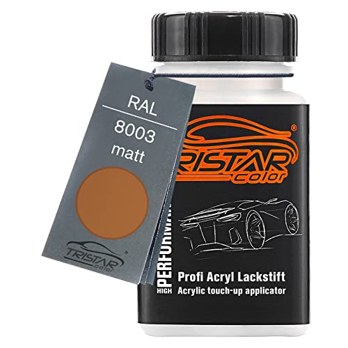 TRISTARcolor RAL 8003 Lehmbraun matt Lackstift 50 ml schnelltrocknend