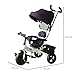 HOMCOM Triciclo para Bebé 4 en 1 Bicicleta para +18 Meses con...