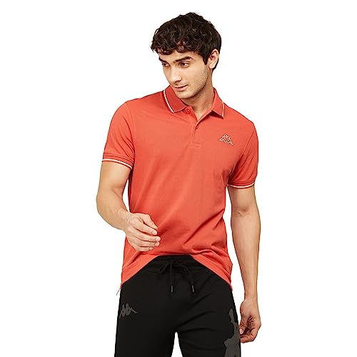 Image of Kappa Men Cotton Regular Fit Solid T Shirt