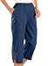 Lattice Hem Capri