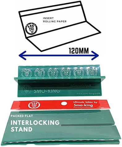 Ultimate Tabler Cradle Interlocking Plank X RAW G Tips Metal Scoop Card Bundle Gift Set - Turquoise