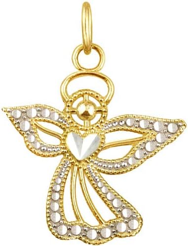 10kt Gold Angel Charm Pendant