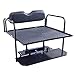 Buggies Unlimited EZGO RXV Golf Cart Rear Flip Seat Kit with Steel Frame | Compatible with 2008 & Up EZGO RXV/Freedom RXV Models (Black)