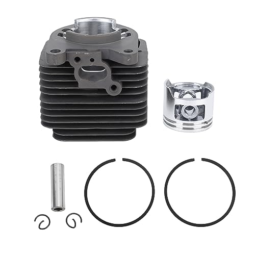 GLOGLOW Conjunto de pistão de cilindro de motor para cortador de grama Conjunto de pistão de cilindr