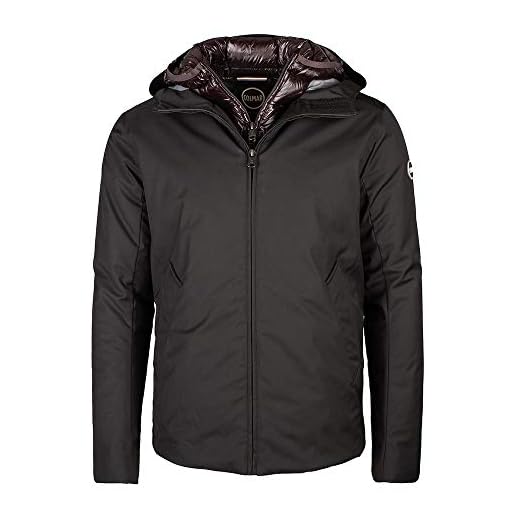 Colmar herr dunjacka 1287 jacka, svart kaffe, 52