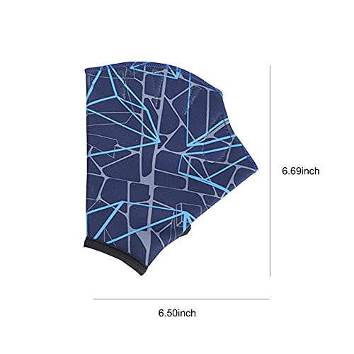 image for DEPHNES Nylon Swimming Gloves Aquatic Swimming Webbed Gloves Water Tra