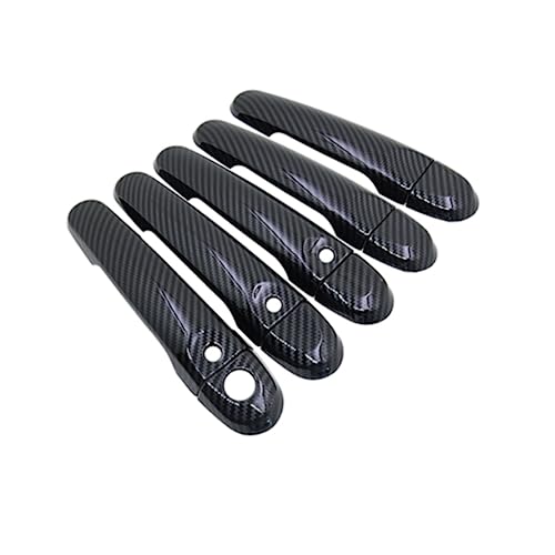Couverture de poignée de porte en fibre de carbone pour Nissan Cube Z12 2009-2019