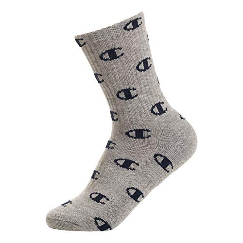 Image of Champion Kids' Kids' 6-pack Crew Socks With Color and Size Options