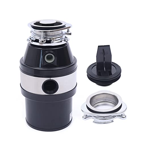 XUEMANSHOP - Elektrische Küchenabfallzerkleinerer, 1.4L Küchenabfallzerkleinerer, 560W, 0.75HP Müllschlucker, Spritzwassergeschützt, Geräuscharm, 3500rpm