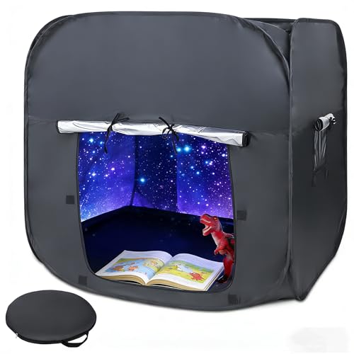 Sensory Tent Pop-Up Tent for Kids Blackout tent | Calm Down Tent for Children to Play and Relax Waterproof Collapsible with Side Window 35.5in*35.5in Help with Autism SPD Anxiety & Improve Focus