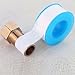 Othmro 5Pcs PTFE Pipe Sealant Tape 18mmX20mX0.1mm Plumbing Tape Pipe Tape Industrial Thread Sealants Teflon Tape Plumbers Tape Seal Tape for Plumber Pipe Thread Seal White Red