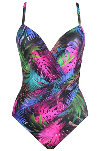 Miraclesuit Women's Swimwear Caliente Tropica Bonita Underwire Bra Tummy Control One Piece Swimsuit4