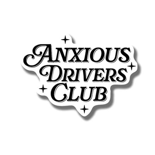 Image of Ad Astra Graphics Anxious Drivers Club Girlie Pop Magnet - Rectangular, Pink Vinyl, 5 inch x 5 inch, 1 Count - Automotive Magnet