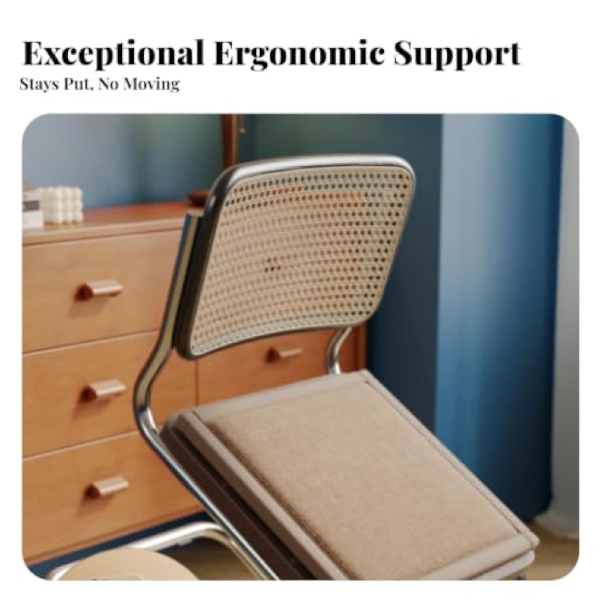 Thickened Dining Chair Pad, Breathable Non-Slip Cushion