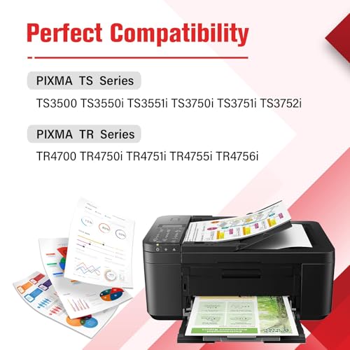 Druckerpatronen 575 576 XL TR3750i TR4755i TS3550i TS4750i Patronen: Kompatibel für Canon PG 575 CL 576 Druckerpatronen für Canon Pixma TR4700 TS3551i TS3751i TR4751i TS3500 TR4756i PG-575XL CL-576XL