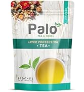 Palo Shield – Liver Wellness Tea with Cassia Seed, Dandelion &amp; Burdock – Natural Detox &amp; Liver Su...