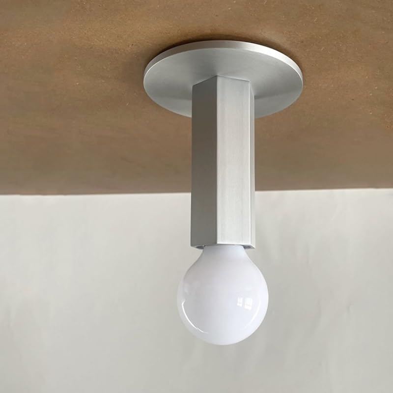 Plafonnier en aluminium haut de gamme décoration chambre Silver