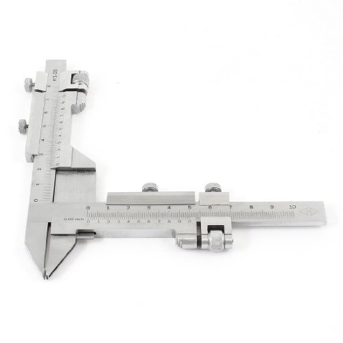 IIVVERR Gear Tooth Vernier Caliper Measuring Tool 100mm-0.02mm with Wood Box (Herramienta de mediciÃ³n del calibrador a vernier del diente de engranaje 100 mm-0,02 mm con caja de madera
