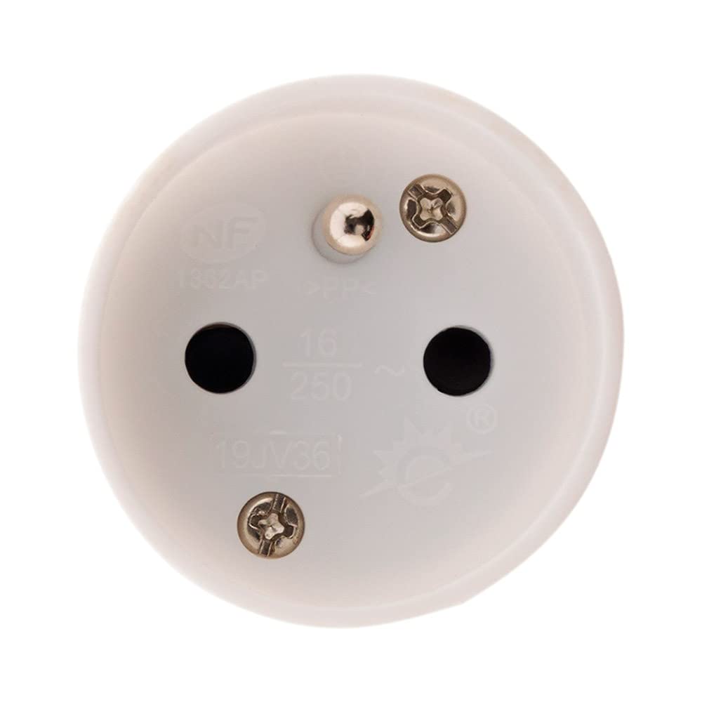 Zenitech Fiche femelle 16A 2P+T blanc