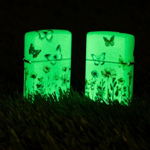 Encendedor Zippo con Grabado Personalizado de Mariposas miniatura 3