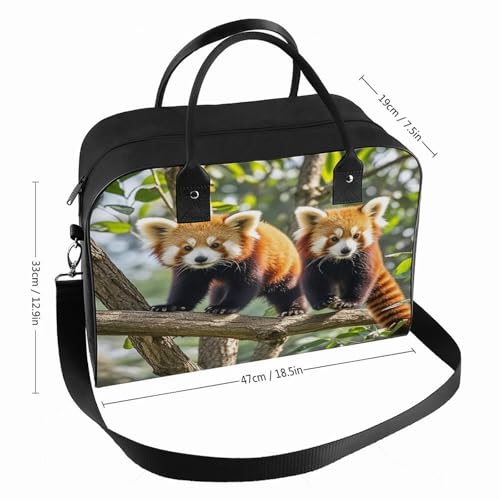 Maletín para portátil Red Pandas con correa ajustable miniatura 2